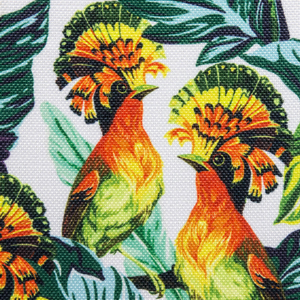 Recycled Linen Look Fabric Printing