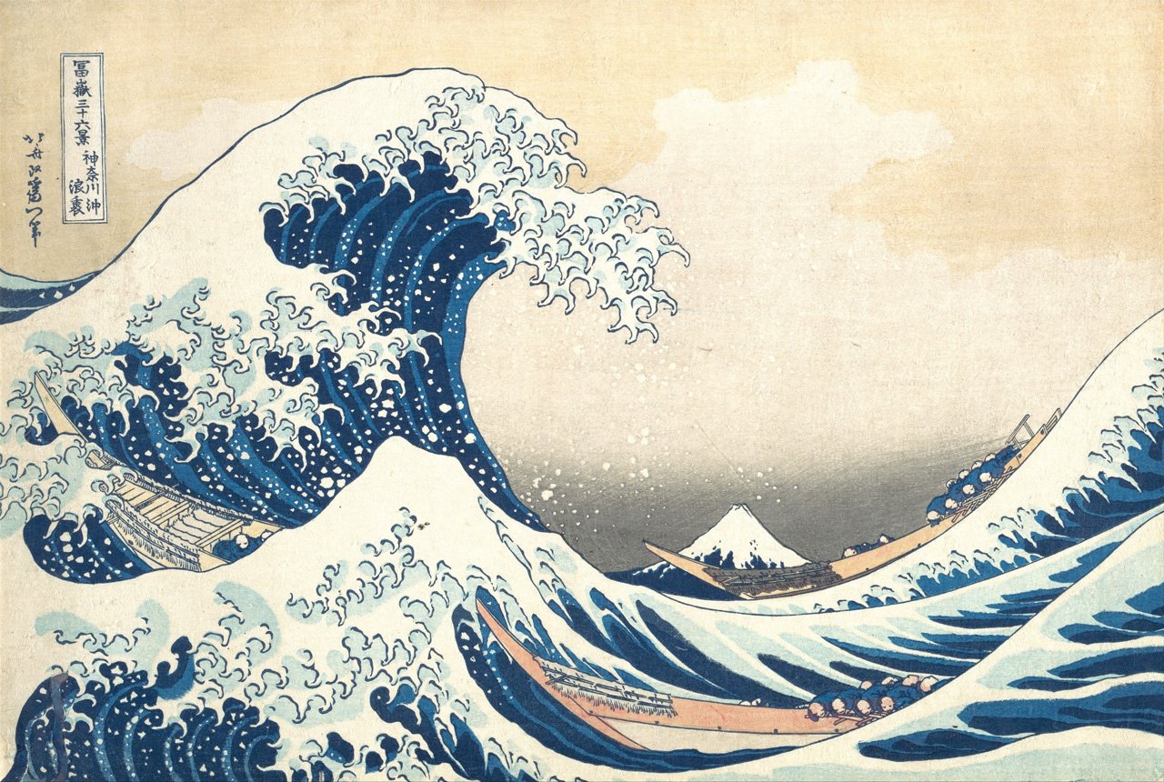 Original Image - The Great Wave off Kanagawa by Hokusai