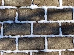 Snowy Bricks Single Tile