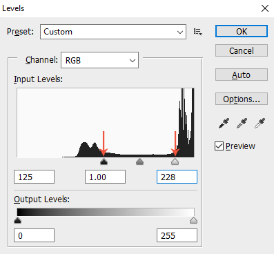 Levels Adjustment